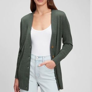 GAP Merino Wool Boyfriend Cardigan Sweater
